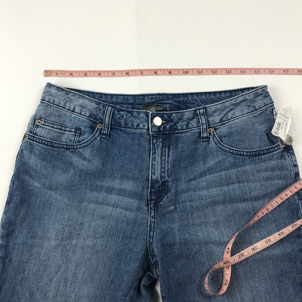 NWT Bisou Bisou Womens Flare Blue Jeans - Picture 2 of 8